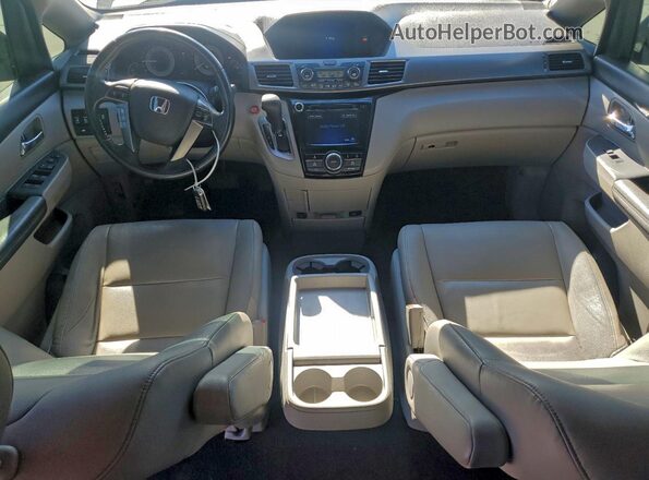 5FNRL5H63HB025184 2017 HONDA ODYSSEY Black Widok deski rozdzielczej