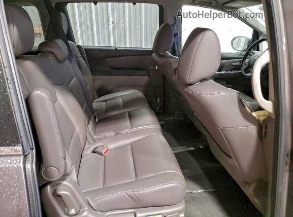5FNRL5H69HB010284 2017 HONDA ODYSSEY Серый Вид задней части салона
