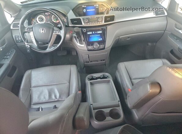 5FNRL5H69HB010284 2017 HONDA ODYSSEY Серый Вид панели приборов
