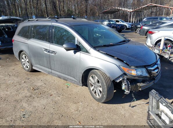 5FNRL5H9XHB019151 2017 HONDA ODYSSEY Серый Передняя правая четверть