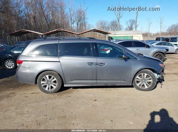 5FNRL5H9XHB019151 2017 HONDA ODYSSEY Серый Вид задней части салона