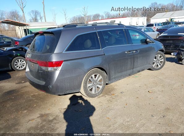 5FNRL5H9XHB019151 2017 HONDA ODYSSEY Серый Задняя правая четверть