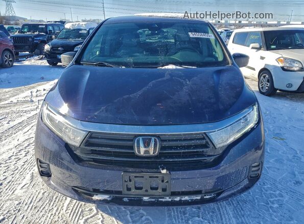 5FNRL6H23MB018815 2021 HONDA ODYSSEY Blue Вид спереду