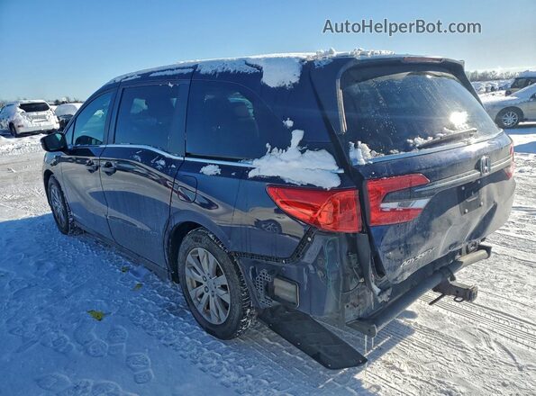 5FNRL6H23MB018815 2021 HONDA ODYSSEY Blue Задня ліва чверть