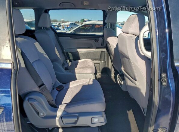 5FNRL6H23MB018815 2021 HONDA ODYSSEY Blue Вид задньої частини салону