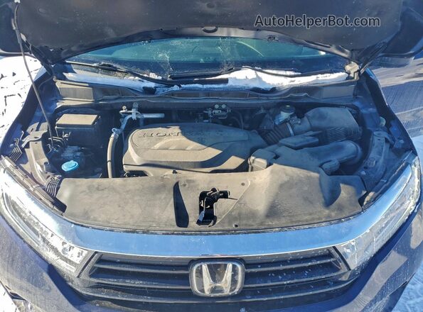 5FNRL6H23MB018815 2021 HONDA ODYSSEY Blue Вид підкапотного простору