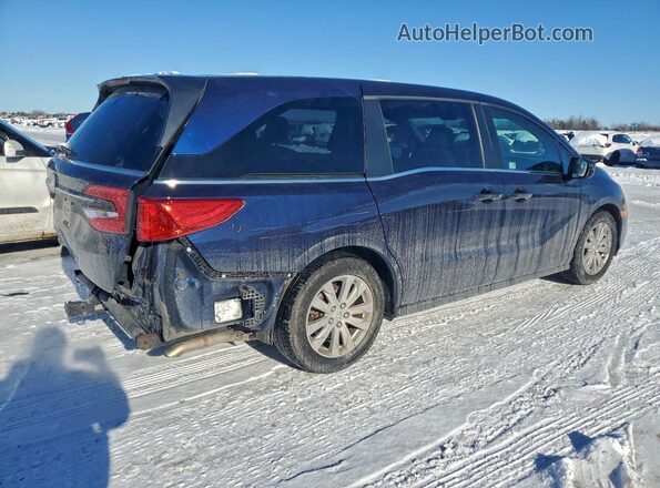 5FNRL6H23MB018815 2021 HONDA ODYSSEY Blue Задня права чверть