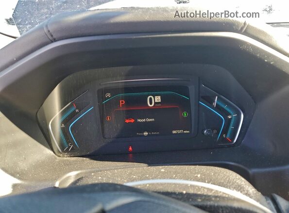 5FNRL6H23MB018815 2021 HONDA ODYSSEY Blue Вид щитка приладів