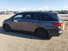 2018 Honda Odyssey Ex Gray vin: 5FNRL6H4XJB502204