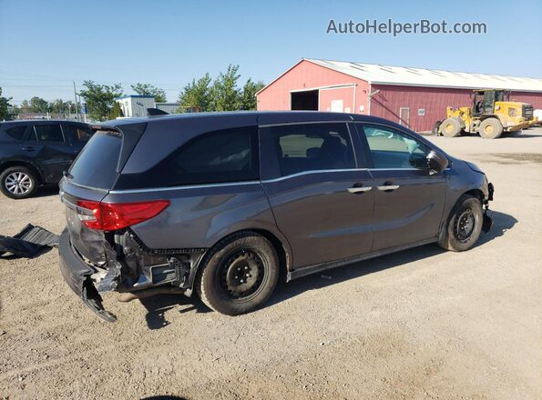 5FNRL6H4XJB502204 2018 HONDA ODYSSEY Gray Trasero derecho