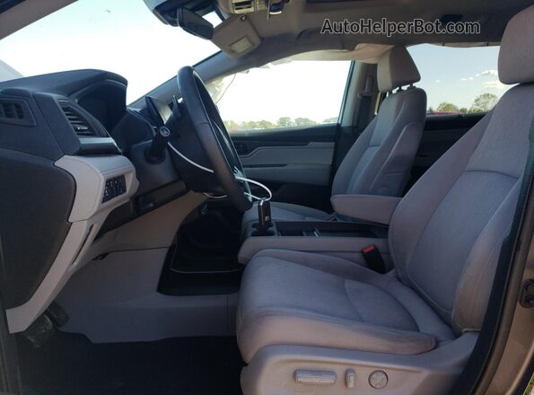 5FNRL6H4XJB502204 2018 HONDA ODYSSEY Gray Vista interior delantera