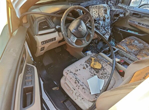 5FNRL6H54LB047555 2020 HONDA ODYSSEY White Widok deski rozdzielczej