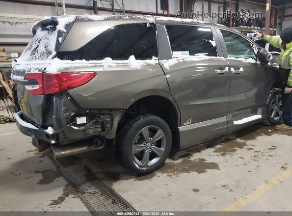 5FNRL6H54NB033545 2022 HONDA ODYSSEY Gray Trasero derecho