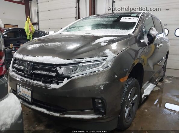 5FNRL6H54NB033545 2022 HONDA ODYSSEY Gray Vista del cuadro de instrumentos