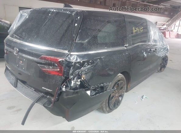 5FNRL6H70SB057693 2025 HONDA ODYSSEY Черный Задняя правая четверть