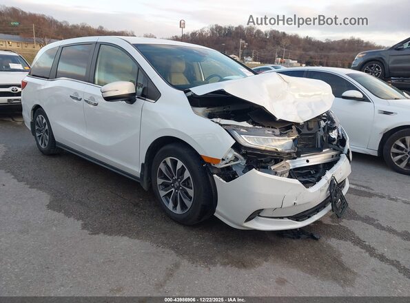 5FNRL6H72NB015269 2022 HONDA ODYSSEY Белый Передняя правая четверть