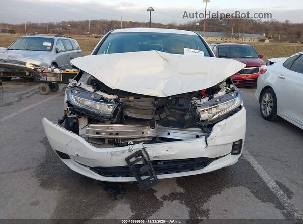 5FNRL6H72NB015269 2022 HONDA ODYSSEY Белый Вид щитка приборов