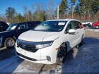 2022 Honda Odyssey Ex-l White vin: 5FNRL6H72NB021539