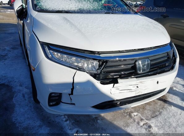 5FNRL6H72NB021539 2022 HONDA ODYSSEY White Widok zestawu wskaźników