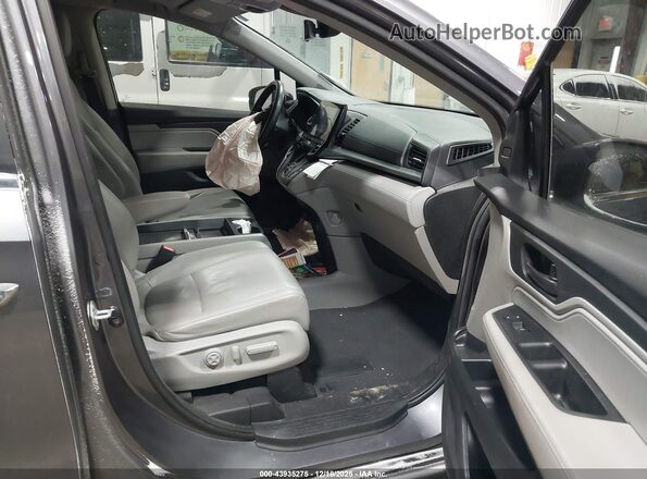5FNRL6H72NB023808 2022 HONDA ODYSSEY Серый Вид салона спереди