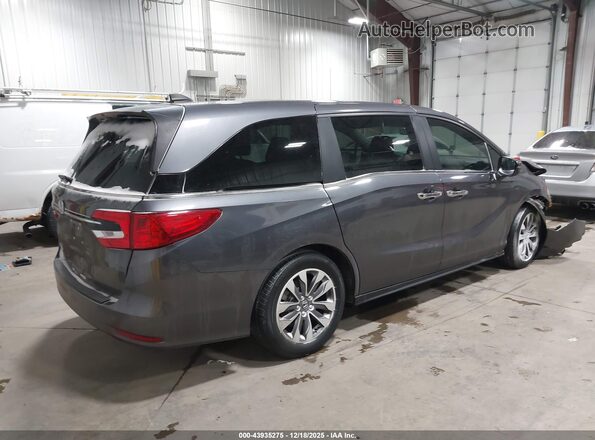5FNRL6H72NB023808 2022 HONDA ODYSSEY Серый Задняя правая четверть