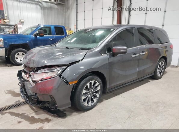 5FNRL6H72NB023808 2022 HONDA ODYSSEY Серый Передняя левая четверть