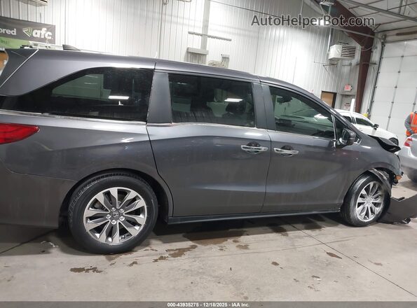 5FNRL6H72NB023808 2022 HONDA ODYSSEY Серый Вид задней части салона