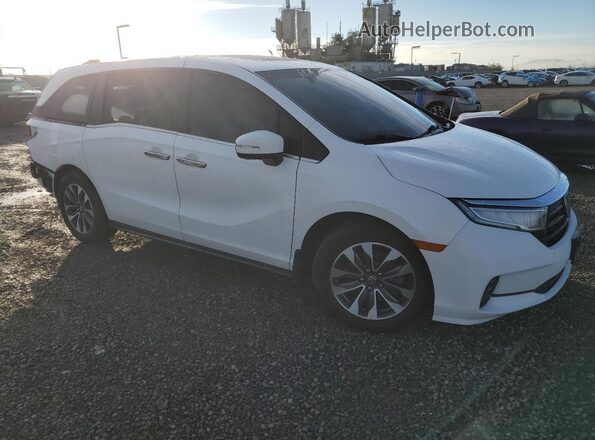 5FNRL6H75NB020952 2022 HONDA ODYSSEY Белый Передняя правая четверть