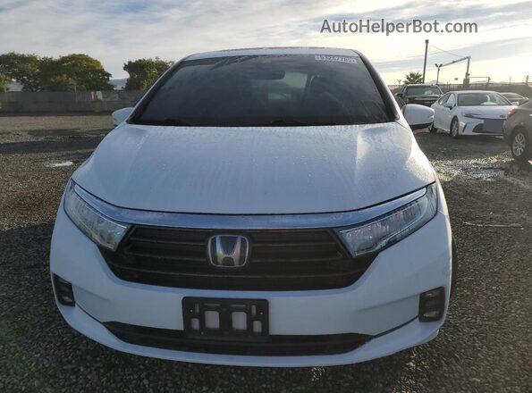 5FNRL6H75NB020952 2022 HONDA ODYSSEY Белый Вид спереди