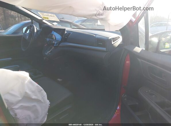5FNRL6H75RB017913 2024 HONDA ODYSSEY Красный Вид салона спереди