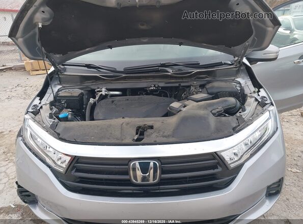 5FNRL6H76NB049408 2022 HONDA ODYSSEY Silver Vista trasera