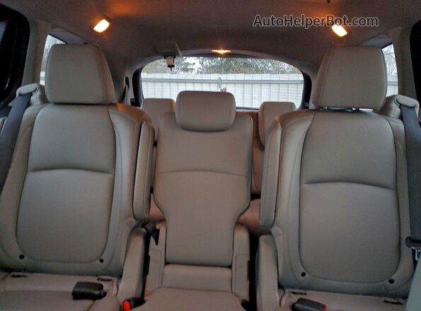 5FNRL6H77KB138061 2019 HONDA ODYSSEY Gray Widok tylnych siedzeń