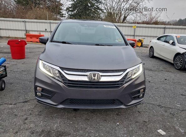 5FNRL6H77KB138061 2019 HONDA ODYSSEY Gray Widok z przodu