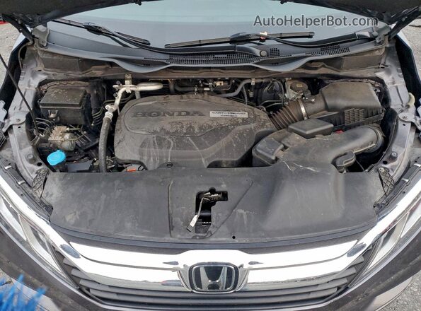 5FNRL6H77KB138061 2019 HONDA ODYSSEY Gray Widok komory silnika