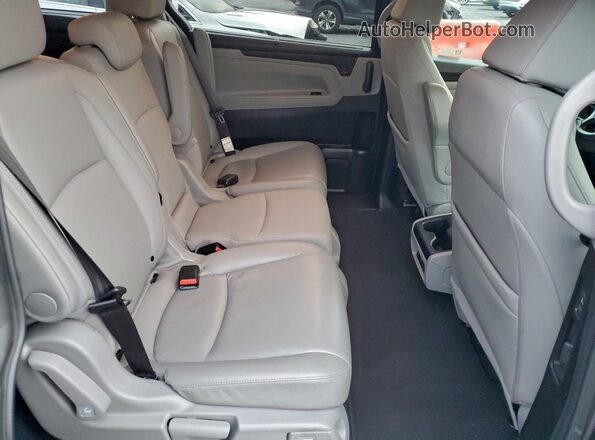 5FNRL6H77KB138061 2019 HONDA ODYSSEY Gray Widok wnętrza z tyłu