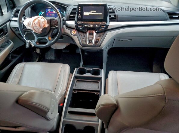 5FNRL6H77KB138061 2019 HONDA ODYSSEY Gray Widok deski rozdzielczej