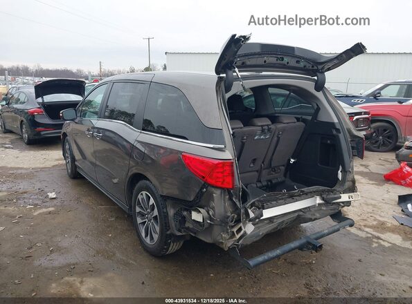 5FNRL6H78NB035493 2022 HONDA ODYSSEY Серый Задняя левая четверть