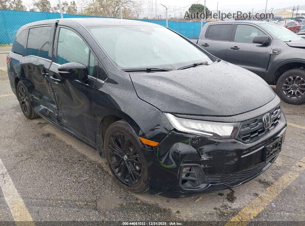 5FNRL6H78SB036798 2025 HONDA ODYSSEY Черный Передняя правая четверть