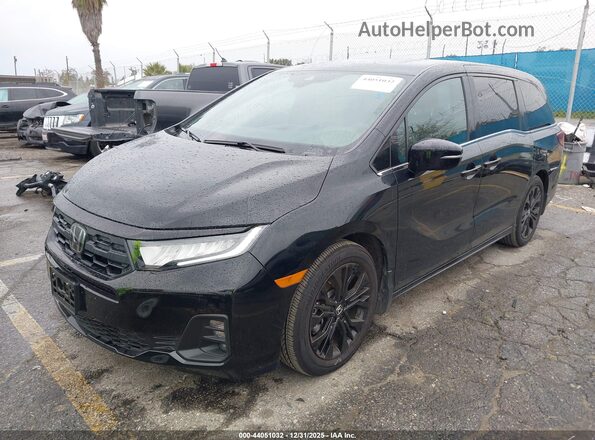 5FNRL6H78SB036798 2025 HONDA ODYSSEY Черный Передняя левая четверть