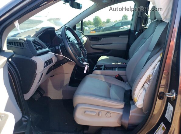 5FNRL6H79LB040747 2020 HONDA ODYSSEY Серый Вид салона спереди