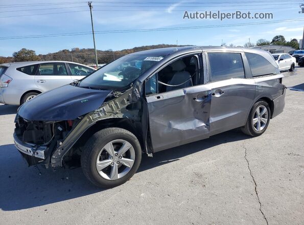 5FNRL6H7XJB092577 2018 HONDA ODYSSEY Угольный Передняя левая четверть