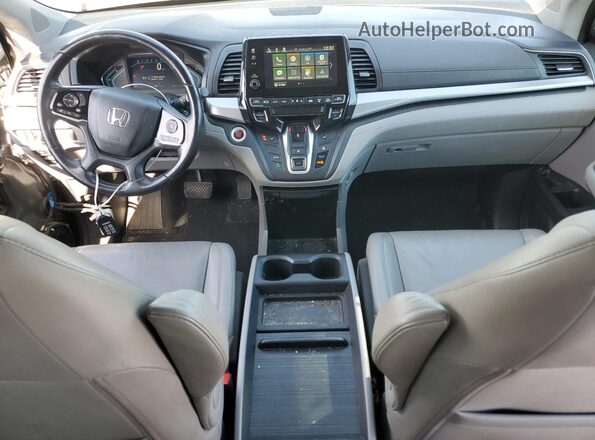5FNRL6H7XJB092577 2018 HONDA ODYSSEY Угольный Вид панели приборов
