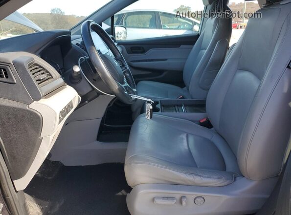 5FNRL6H7XJB092577 2018 HONDA ODYSSEY Угольный Вид салона спереди