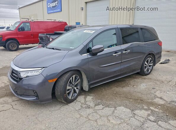 5FNRL6H83PB005863 2023 HONDA ODYSSEY Gray Vista tres cuartos delantera izquierda
