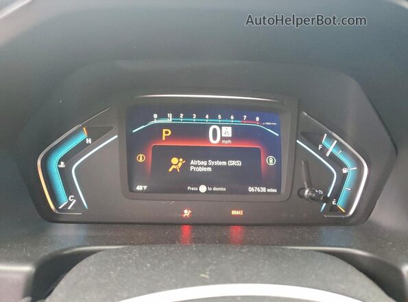 5FNRL6H83PB005863 2023 HONDA ODYSSEY Gray Vista del cuadro de instrumentos