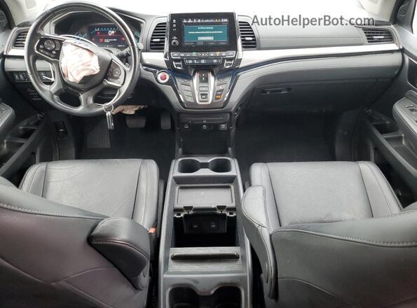5FNRL6H84NB010602 2022 HONDA ODYSSEY Черный Вид панели приборов