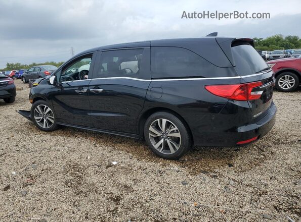 5FNRL6H84NB010602 2022 HONDA ODYSSEY Черный Задняя левая четверть