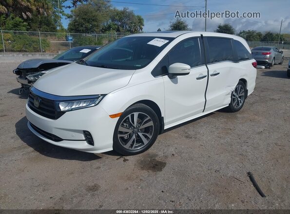 5FNRL6H87PB024156 2023 HONDA ODYSSEY White წინა მარცხენა ხედი სამი მეოთხედიდან