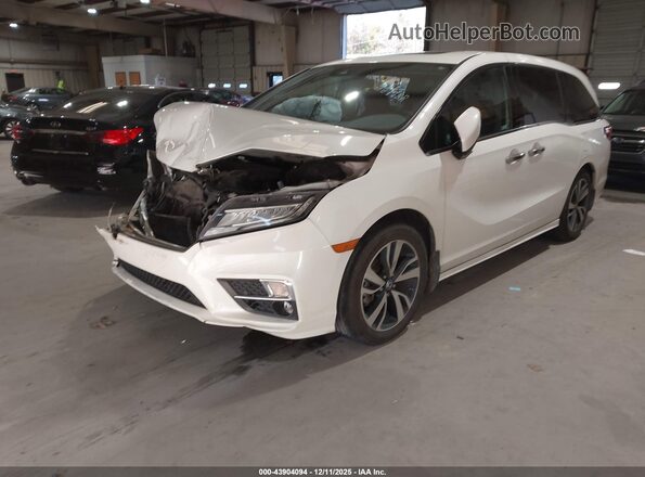 5FNRL6H90KB111432 2019 HONDA ODYSSEY Белый Передняя левая четверть