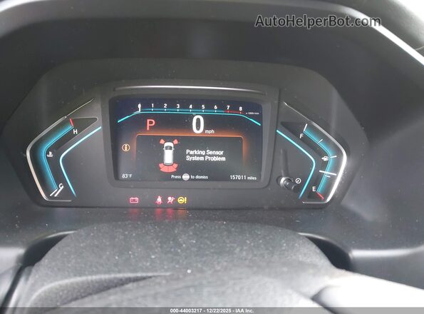5FNRL6H93JB050043 2018 HONDA ODYSSEY Белый Вид задних сидений
